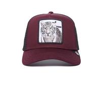 Goorin Bros. Unisex-Erwachsene The Farm Original Adjustable Snapback Mesh Trucker Hat Baseballkappe, Wine (Der weiße Tiger), Einheitsgre