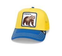 Goorin Bros. Trucker Cap The Strong Bear Gold Gelb Blau, Size:OneSize