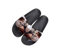 Gooyeh Misa Amane Anime Hausschuhe, Death Note Badezimmer Sandalen, Wasserdicht Anti-Rutsch Slippers, Innen- und Außenhausschuhe für Unisex