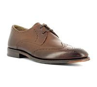 Gordon & Bros Herrenschuhe Mirco A500409 Klassischer rahmengenähter Schnürhalbschuh mit Derbyschnürung im Brogue Stil für Anzug, Business und Freizeit braun (Brown), EU 40