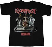 Gorefest Mindloss 1991 Death Pestilence Thrower Asphyx Mens T-Shirt Graphic Unisex Tee Shirt Black M