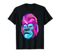Gorilla bunt gezeichnet lila grün blau rot Preisgünstiges Grafik-T-Shirt