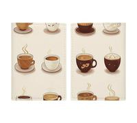 Gorilla in The Grass Reisepasshülle, Reisepasshülle, PU-Leder, schlanke Kartenhülle für Damen und Herren, Lederhalter, Reiseutensilien, Kaffee-Kollektion, 20.3x13.8cm