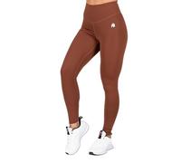 Gorilla Wear Arizona Sports Leggings hoch taillierten Leggings kniebeugensicher recyceltes Material (DE/NL/SE/PL, Alphanumerisch, XL, Regular, Regular, Braun)