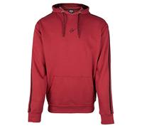 Gorilla Wear Banks Oversized Hoodie - Rot/Schwarz - zum Sport Freizeit Alltag Einkaufen Arbeit Baumwolle Polyester Workout Logo Kapuze Modern, L
