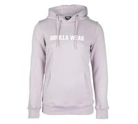 Gorilla Wear - Charlotte Hoodie - Lila - Bodybuilding Sport Freizeit Alltag leicht bequem mit Logo Aufdruck aus Baumwolle und Polyester optimale Bewegungsfreiheit, XS