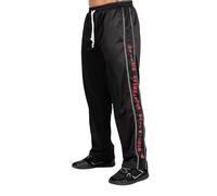 Gorilla Wear Functional Mesh Pants - schwarz/rot - Bodybuilding und Fitness Hose für Herren, XXL/XXXL