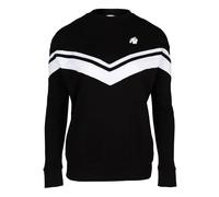 Gorilla Wear - Hailey Oversized Sweatshirt - Schwarz - Bodybuilding Sport Alltag Freizeit mit Logo Aufdruck leicht und bequem für optimale Bewegung aus Baumwolle Polyester, S