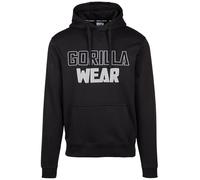 Gorilla Wear Nevada Hoodie Herren Hoodie Sweatshirt Kapuzenpullover Streetwear Fitness Workout Bodybuilding (DE/NL/SE/PL, Alphanumerisch, L, Regular, Regular, Schwarz)