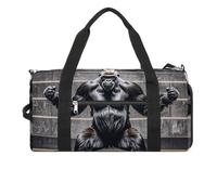 Gorillas in Fitness Turnbeutel für Männer und Frauen, wasserdichte Turnbeutel, große Seesack für Reisen, Workout