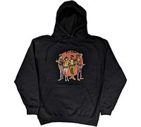 Gorillaz Kapuzenpullover Group Circle Rise Band Logo offiziell Unisex Navy Blau L