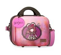 Gorjuss Frida Kosmetiktasche, anpassbar, mit Umhängetasche, Rosa, 29 x 21 x 15 cm, starr, ABS, 9,14 l, 0,63 kg, Rosa, Talla única, Anpassbare Kulturtasche mit Umhängetasche