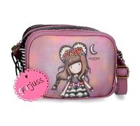 Gorjuss Frida Schultertasche, mittelgroß, Rosa, 23 x 17 x 8 cm, Rosa, Talla única, Mittlere Umhängetasche