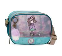 Gorjuss Santoro A Whispered Key Kulturbeutel, Umhängetasche, Nylon, Fronttasche von Joumma Bags, bunt, Talla única, Doppelte Schultertasche