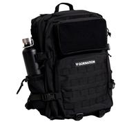 GORNATION Taktischer Rucksack Extra 40L, Tactical Backpack, Rucksack für Gym, Sport, Wandern, Trekking, Camping & Outdoor Aktivitäten, Reiserucksack, Sporttasche, Fitnesstasche inkl. 4 Klett-Patches