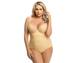 Gorsenia 184 Livia Schlankheits-Body mit Körbchen - beige - Größe 90 B