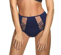 Gorsenia Damen Slip Brazilian Unterhose Unterwäsche K498 Paradise, Dunkelblau,S
