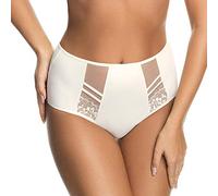 Gorsenia Damen Slip Brazilian Unterhose Unterwäsche K498 Paradise, Hellbeige,XXL