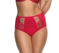 Gorsenia Damen Slip Brazilian Unterhose Unterwäsche K498 Paradise, Rot,S