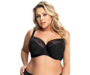 Gorsenia K 357 Blanca halb gepolsterter BH schwarz - Größe 110 C