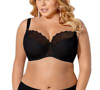 Gorsenia K357 Blanca Bügel BH Dame Dessous Spitze Geblümt Regulierbar Setteil EU