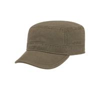 Stetson Army Cap mit UV-Schutz 40+ aus Baumwolle Olive, 61/XL