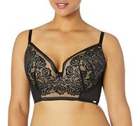 Gossard Damen Encore Padded Longline Bra Dessous, Schwarz, 75E