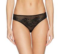 Gossard Damen Glossies Lace Brief Slip, Schwarz (Schwarz), Large