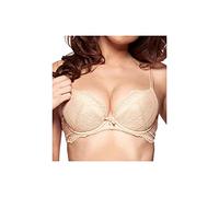 Gossard Damen Plunge BH Superboost Lace Plunge Bra, Beige (Nude), 95B (Herstellergröße: 42B)