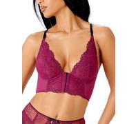 Gossard Damen Superboost Lace Deep V Bralet BH Synthetik, Purple Potion, 80G