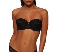 Gossard, Damen Trägerloser BH, Superboost Lace Strapless Bra, Schwarz, Gr. 65E (Herstellergröße: 30DD)