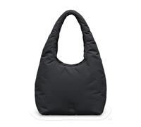 GOT BAG Schultertasche CLOUD – Recyceltes Nylon, Puffer, wasserabweisend, Magnetverschluss – schwarz
