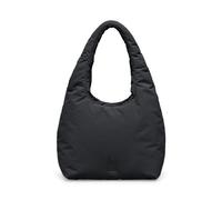 GOT BAG Schultertasche CLOUD – Recyceltes Nylon, Puffer, wasserabweisend, Magnetverschluss – schwarz