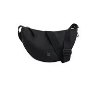 GOT BAG Crossbody Moon Bag | Halbmond Handtasche Wasserabweisend | Stylische Umhängetasche mit verstellbarem Gurt (black, small)
