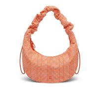 Moon Bag Ruffle vichy hot coral