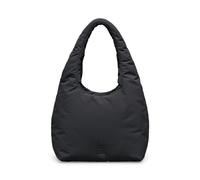 GOT BAG Schultertasche CLOUD – Recyceltes Nylon, Puffer, wasserabweisend, Magnetverschluss – schwarz