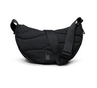 GOT BAG Wavy Puffer Moon Bag Small black