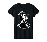Gothic Engel Alice von Oben gesendet Vintage Cartoon Preisgünstiges Grafik-T-Shirt, Damen, Schwarz, S
