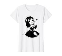 Gothic Engel Alice von Oben gesendet Vintage Cartoon Preisgünstiges Grafik-T-Shirt, Damen, Weiß, S