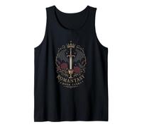 Gothic Fantasy Romance Reader Krone Schwert Rabe Rosen Tank Top