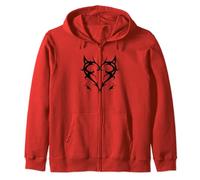 Gothic Herz Tattoo Stil Alternative Grunge Mall Goth Kapuzenjacke