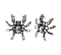 Gothic Spinne Ohrringe/Schäkel ~ 925 Sterling Silber Spinne Ohrstecker ~ Spinne Schmuck Herren Damen,