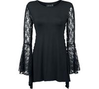 Gothicana by EMP Bat Country Langarmshirt schwarz in 5XL