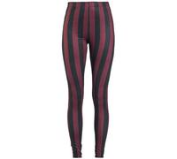 Gothicana by EMP Schwarz/rot gestreifte Leggings Leggings schwarz rot in 4XL
