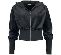 Gothicana by EMP Weiche Nicki Kapuzenjacke Kapuzenjacke schwarz in 5XL