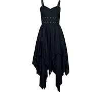 Gothicana by EMP Straps And Tips Dress Mittellanges Kleid schwarz in S