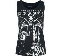Gothicana by EMP Damen schwarzes Top mit Fledermaus-Design XXL