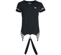 Gothicana by EMP Gothicana T-Shirt mit Straps T-Shirt schwarz in M