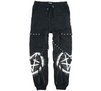 Gothicana by EMP Sweatpants With Pockets and Straps Stoffhose schwarz in M