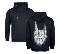 Gothicana by EMP Skeleton Rockhand Kapuzenpullover schwarz in L